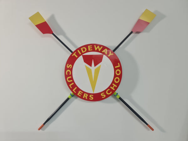 Crossed Oars Sign Mount