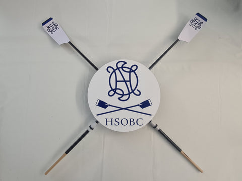 Crossed Oars Sign Mount