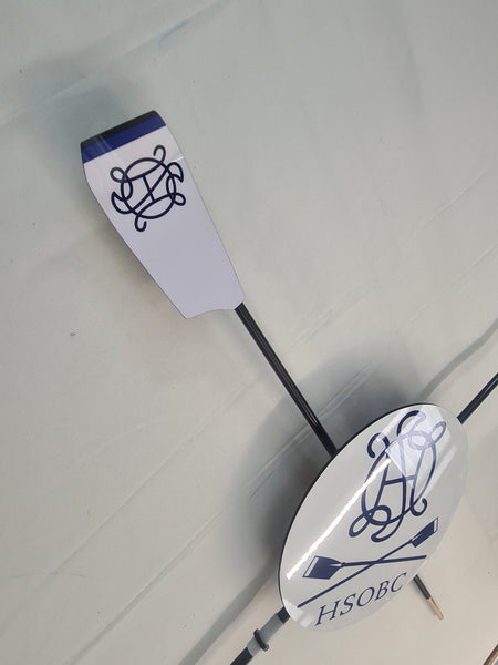 Crossed Oars Sign Mount