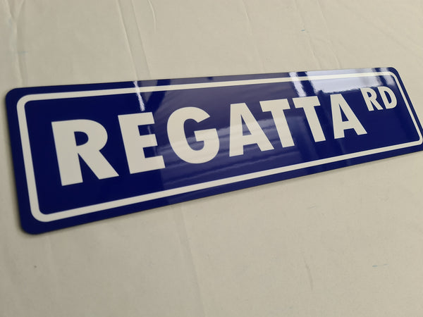 Regatta Rd - Street Sign
