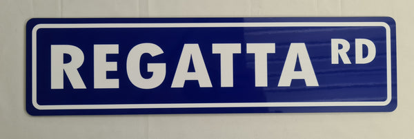 Regatta Rd - Street Sign