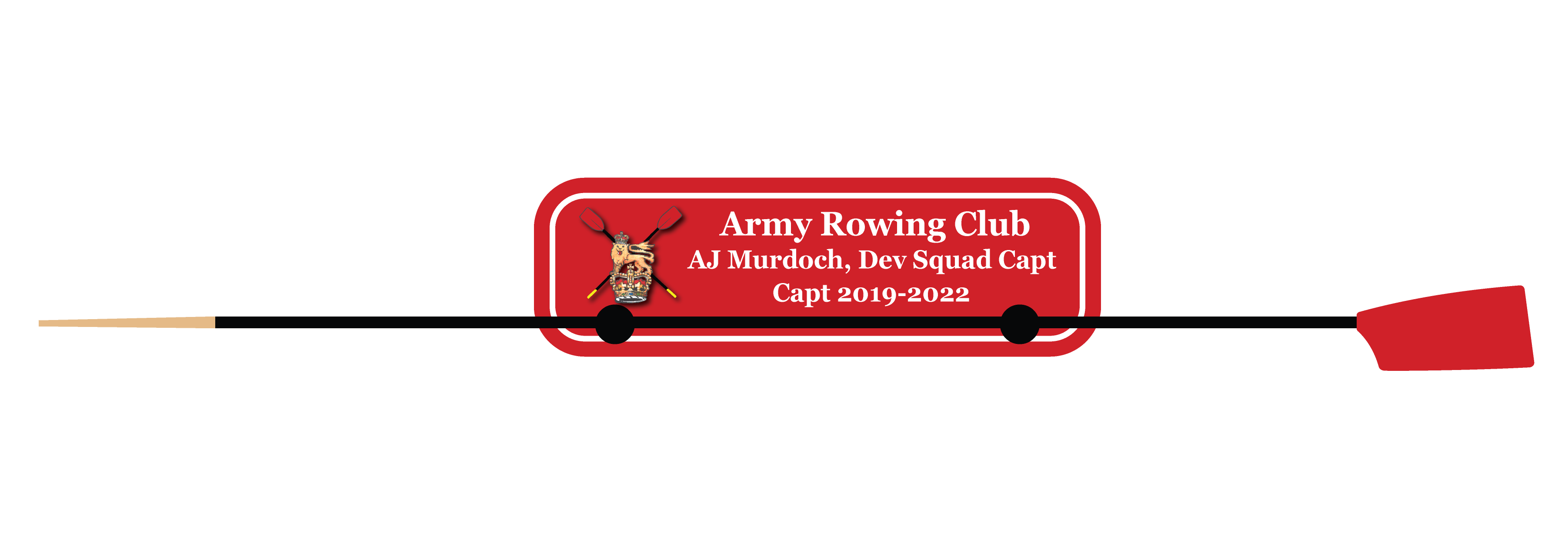 Army Rowing Logo Custom Rowing Sign - Army Rowing Club - Model Boathouse
